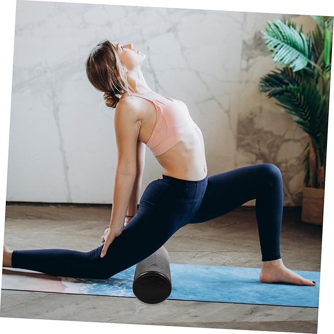 High-Density Expanded Polypropylene Yoga Massage Roller for Muscle and Postural Alignment Solid Foam for Fitness Balance and Spinal Stabilization - Bloomnest