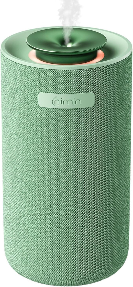 Waterless Cordless Essential Oil Aromatherapy Diffuser - Dual Home/Car Mode with Auto Start-Stop, Strong/Light Scent Adjustment, Air Freshener for Office, Car, Compatible with 5/10/15ml Bottles - Bloomnest