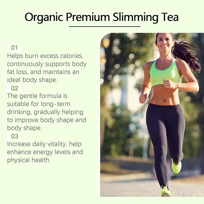 Natural plant slimming tea to help you lose weight - 14-day detoxifying slimming tea, smooths belly fat, reduces appetite, 5g*15 bags - Bloomnest