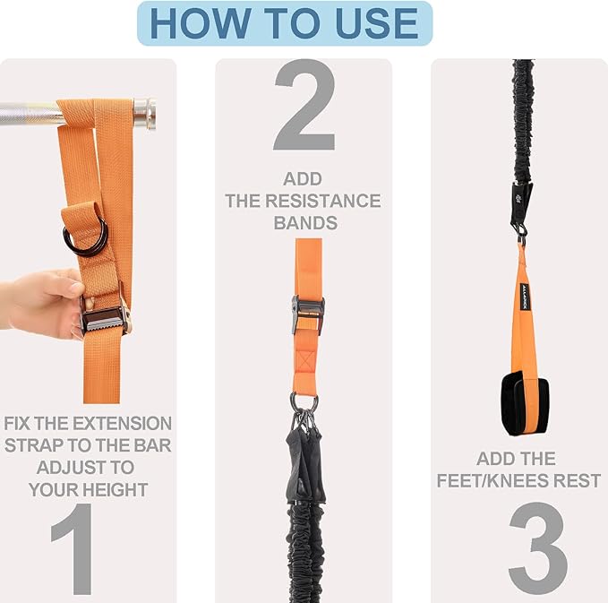 Pull Up Assistance Bands, Adjustable Heavy Duty Assisted Bands for Pull Ups - Bloomnest