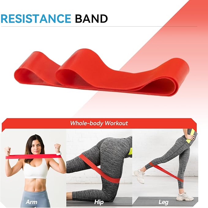 5 in 1 Foam Roller Set, High Density Fitness Exercise Foam Roller for Deep Tissue Muscle Massage, Massage Roller, Massage Ball, Resistance Band, for Whole Body(Black) - Bloomnest