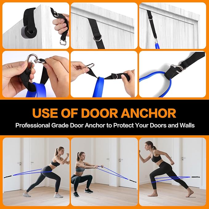 Resistance Bands, Pull Up Bands, Pull Up Assistance Bands Set for Men & Women, Exercise Workout Bands for Working Out, Body Stretching, Physical Therapy, Muscle Training - Bloomnest