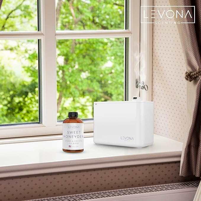 Levona Scent Oil Diffuser Essential Oils: Essential Oils Home Luxury Scents - Sweet Honeydew Essential Oil - Sweet & Fresh Notes of Nectarine and Floral Rose Essential Oil - 700 Ml Fragrance Oils - Bloomnest