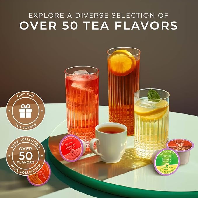 Gya Tea Co Caffeinated Vanilla Chai Black Tea Pod (16 Count) - Smooth, Flavourful, Robust, Enjoy Hot or Iced - Bloomnest