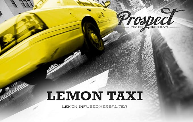 Prospect Tea Co. Decaffeinated Lemon Taxi Herbal Tea Pods Compatible with K Cup Brewers Including 2.0, 40 Count - Bloomnest