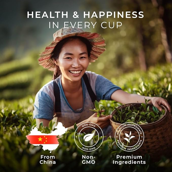 Gya Tea Co Cinnamon Apple Herbal Tea Pod (16 Count)- Decaf Wellness Tea for Body Comfort & Relaxing - Bloomnest