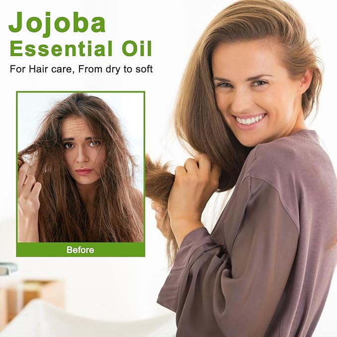 BURIBURI 100% Pure Organic Jojoba Carrier Oil, 100ml/3.38fl.oz - Bloomnest