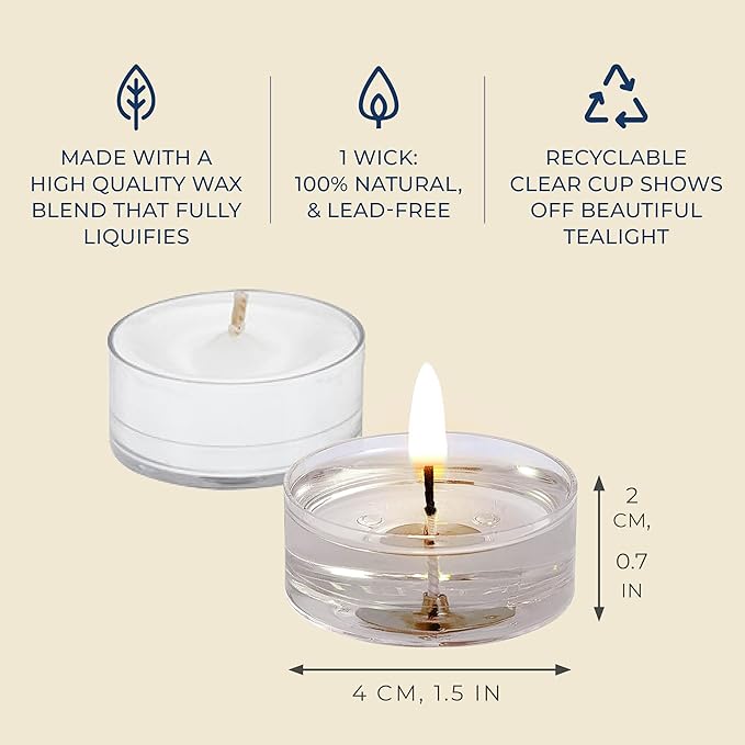 PartyLite Gift Set of 12 Universal Tea Lights, Iced Snowberries Scented, Notes of Apple,Cranberry, Peach, Strawberry, Berry, Vanilla & Musk, 4-6 Hour Burn Time, Luxurious & Rich, Perfect for Gifting - Bloomnest