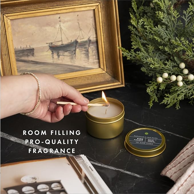 ScentAir Tin Candle - 3 oz. Soy Wax Blend Candle Hand Poured in Small Batches, Up to 20-Hour Burn Time, Made in The USA, Isle of Capri - Bloomnest