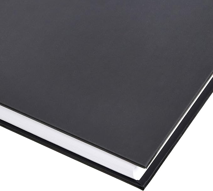 Amazon Basics Professional Journal, 10.5X7.5 inches, Black, 2-Pack - Bloomnest
