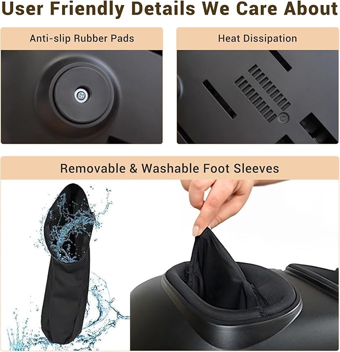 Mynt Foot Massager with Heat, FSA Eligible HSA Approved Item, Shiatsu Foot Massager for Plantar Fasciitis, Neuropathy Pain, Multi-Modes Feet Warmer with Remote Control Fits Up to 14, Gifts for Mom Dad