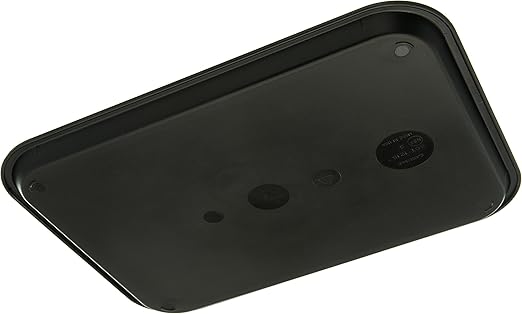 Carlisle FoodService Products CFS CT121603 Cafe Standard Plastic Cafeteria/Fast Food Tray, NSF Certified, BPA Free, 16" Length x 12" Width, Black (Pack of 24) - Bloomnest
