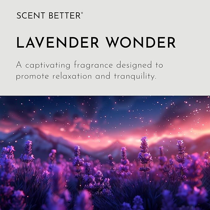Scent Better Lavender Wonder Aroma Essential Oil Blend: an Aromatherapy Blend of Lavender, Soft Vanilla, and Freesia for Ultrasonic Diffusers & Nebulizers (2 Fl Oz, 60 mL) - Bloomnest