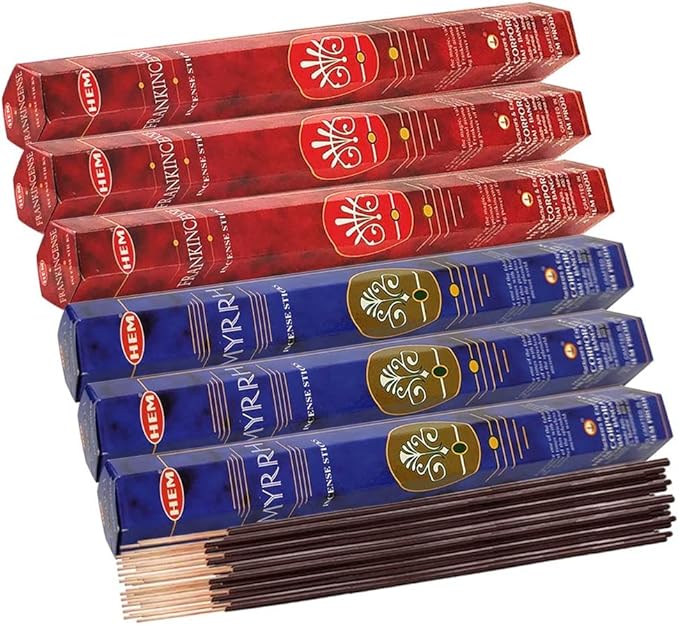 Incense Sticks with Incense Holder Bundle for Spiritual Décor and Home Fragrance