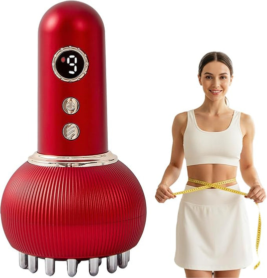 Lymphatic Drainage Massager & Anti Cellulite Massage Tool, Helps Reduce Stretch Marks & Cellulite, for Legs, Arms & Belly, Body Sculpting Machine with Microcurrent, Light, Heat & Vibration - Bloomnest