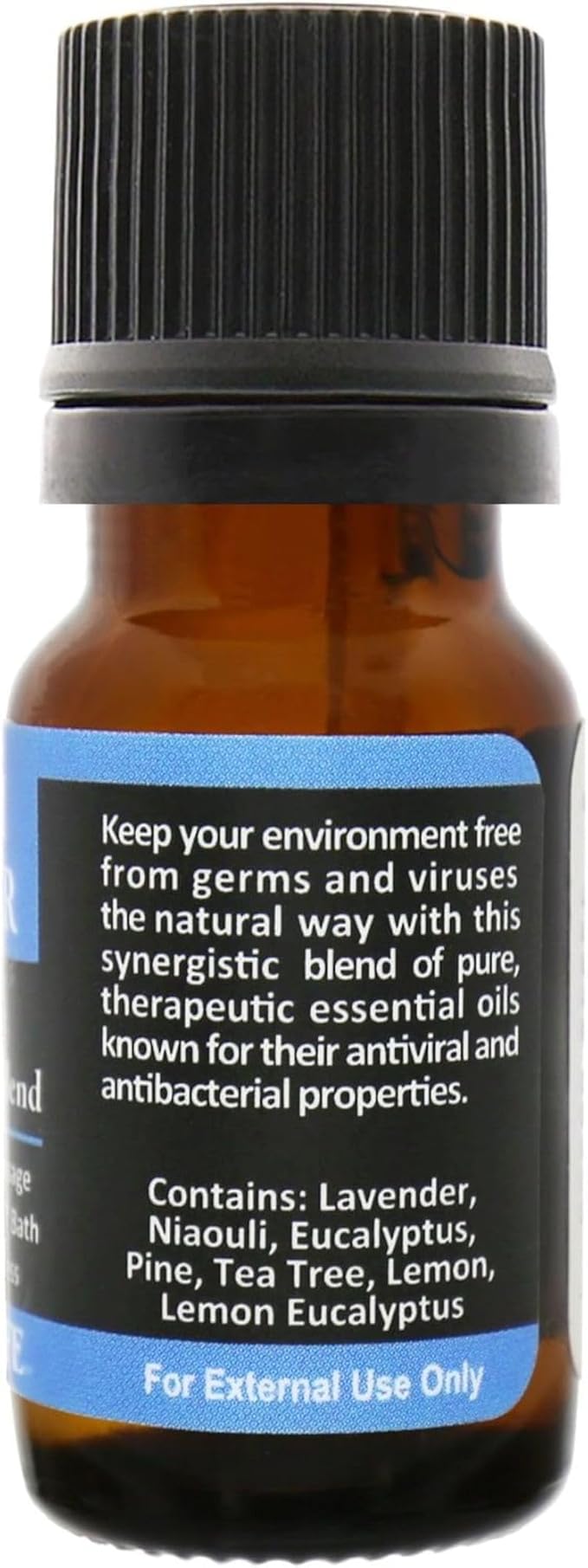 Plantlife Germ Buster Aromatherapy Essential Oil Blend - Straight from The Plant 100% Pure Therapeutic Grade - No Additives or Fillers - Made in California 10 ml - Bloomnest