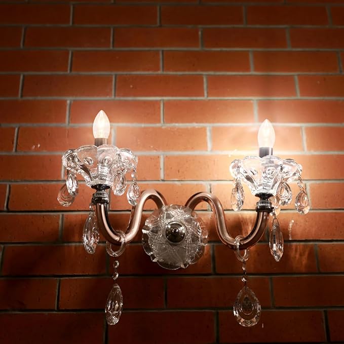 25 Pack Clear Christmas Lights C7 Incandescent Replacement Bulbs, C7 Vintage Christmas Lights Outdoor 5 Watts Night Light Bulbs Fits in C7/E12 Base for Indoor and Outdoor Home Party Decorations - Bloomnest