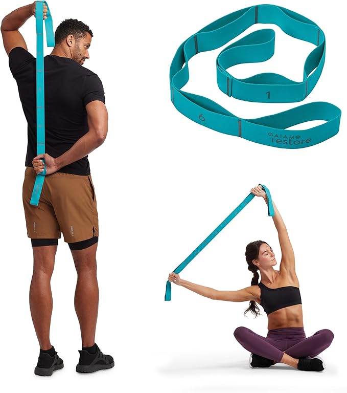 Gaiam Restore Resistance Band Stretching - Bloomnest