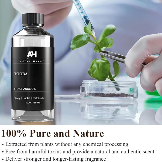 Hotel Scents Tooba Diffuser Oil 500ml - Inspired by La Vie Est Belle Perfume - Hotel Scent for Home - Berry, Patchouli & Violet - Luxury Aromatherapy Oil for Ultrasonic & Waterless Diffusers - Bloomnest