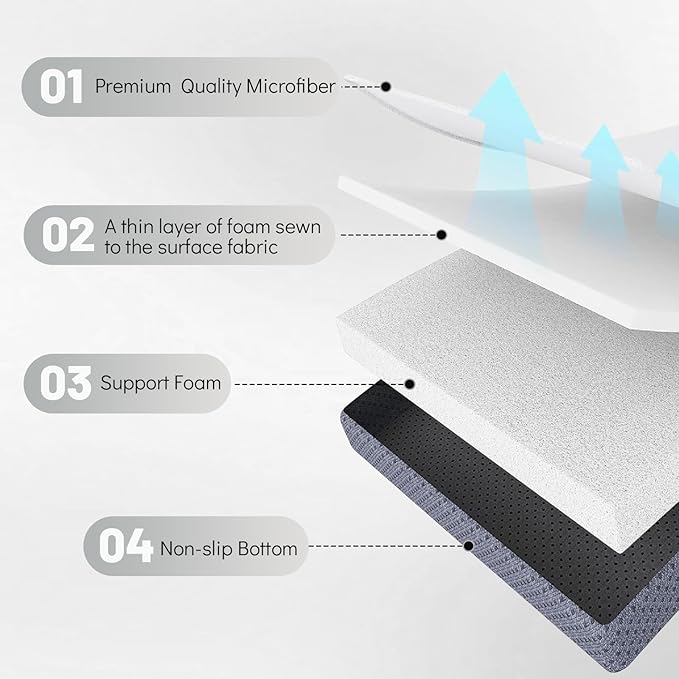 Japanese Floor Mattress Full, Anti-Slip Japanese Futon Foldable Tatami Mat for Guests, Black - Bloomnest