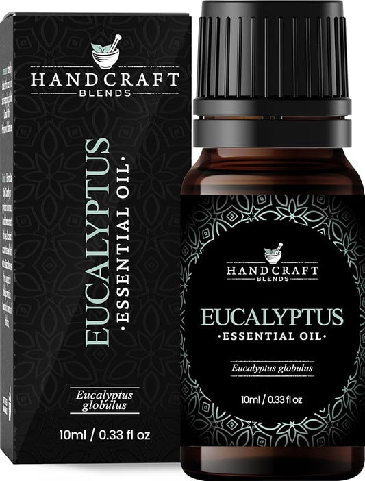 Handcraft Blends Eucalyptus Essential Oil – 0.33 Fl Oz – 100% Pure and Natural – Premium Grade Essential Oil for Diffuser and Aromatherapy, Skin, Massage, Candle and Soap Making Fragrance - Bloomnest