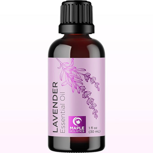 Pure Lavender Essential Oil - Lavender Oil for Hair Skin and Nails Plus Aromatherapy Diffusers Humidifiers Linens and Baths for at Home Spa Self Care - Premium Grade Non-GMO in Glass Bottle (1 Fl Oz) - Bloomnest