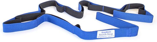 RangeMaster Stretch Strap with Exercise Guide│ Versatile Multi-Loop Strap Perfect for Yoga, Pilates, and Physical Therapy │ Portable │ Helps Improve Flexibility - Bloomnest