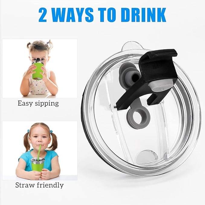 5Pack Kids Cups with Straws and Lids Spill Proof, 12oz Toddler Straw Cups with Colorful Silicone Sleeves, Unbreakable Stainless Steel Water Tumblers for Cold & Hot Drinks - Bloomnest