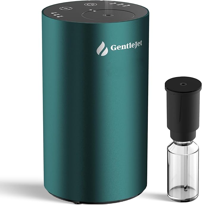 LiteMist Cold Air Essential Oil Diffuser – Waterless Nebulizing Aroma Diffuser, USB-C Cordless 2000mAh Battery, Aluminum Portable Scent Diffuser for Home Office Car, 0.7oz / 20ml - Bloomnest