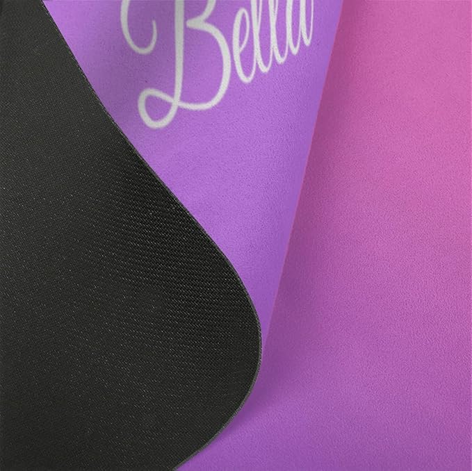 Custom Name Yoga Mat,Personalized Travel Yoga Exercise Mat,Non Slip,Perfect for Kids & Adults,Gradient Color E Series - Bloomnest