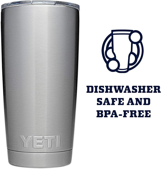 YETI Rambler 20 oz Stainless Steel Vacuum Insulated Tumbler w/MagSlider Lid - Bloomnest