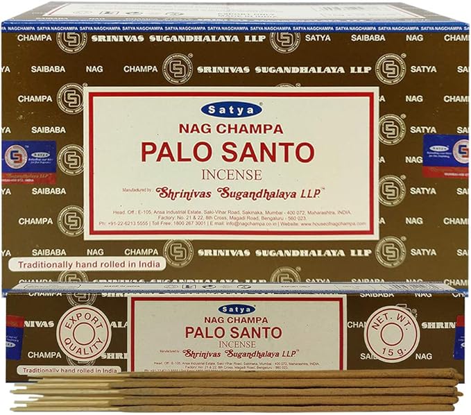 Palo Santo Incense Sticks and Incense Stick Holder Bundle Insence Insense Satya - Bloomnest