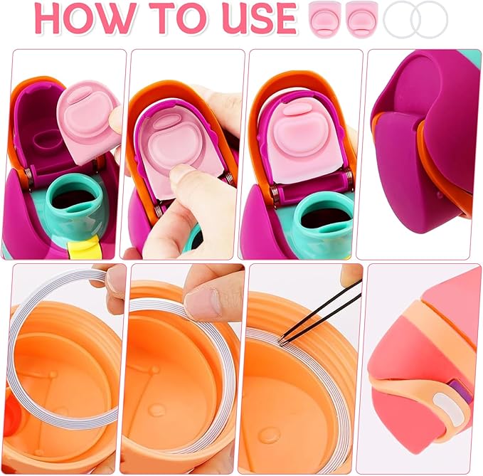 2 Sets Replacement Stopper and O Ring Gasket Compatible with Owala FreeSip 24oz 32oz,Water Bottle Lid Insert Cap Rubber Seal Parts for Owala 16/19/24/32/40oz Mouthpiece Accessories F3 Frokolla