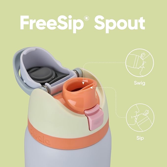 Owala FreeSip Insulated Stainless Steel Water Bottle with Straw for Sports, Travel, and School BPA-Free Sports Water Bottle, 32 oz, Beach House Owala