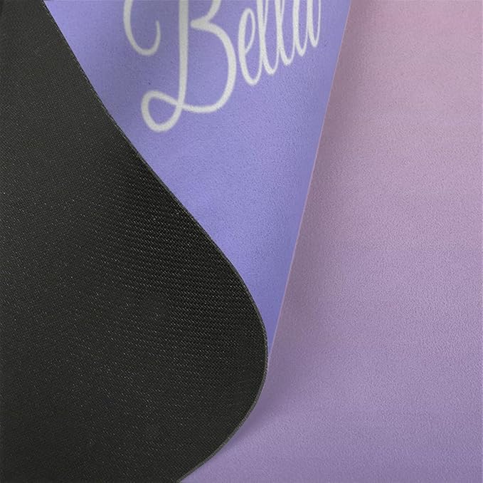 Custom Name Yoga Mat,Personalized Travel Yoga Exercise Mat,Non Slip,Perfect for Kids & Adults,Gradient Color E Series - Bloomnest