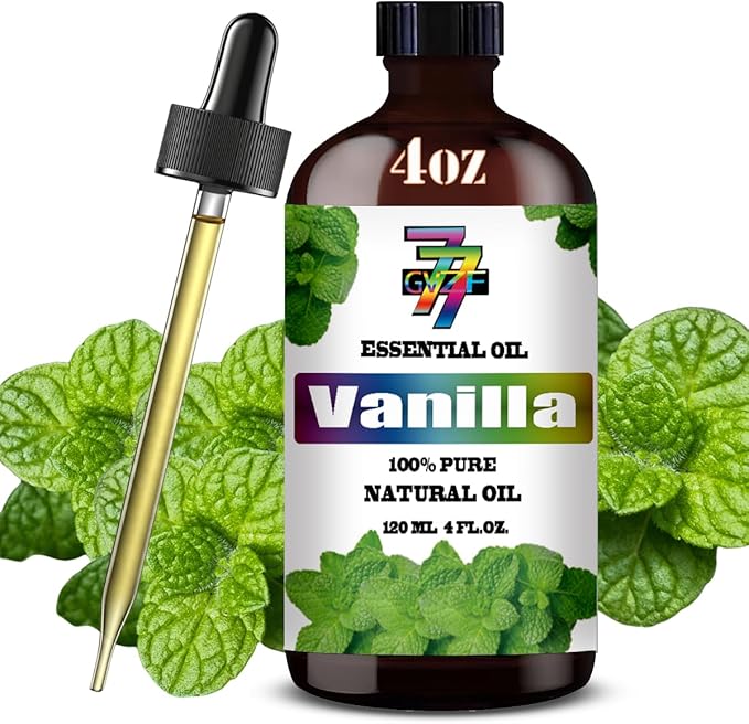 Vanilla Essential Oil (4 oz/120 ml) — Vanilla Oils for Aromatherapy, diffusers, humidifiers, Home fragrances, DIY Skincare, soap Making, DIY Candle Making, Relaxation, Yoga, and Meditation - Bloomnest