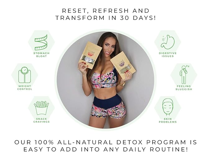 Teami® 30-Day Detox Tea Pack: All-Natural Teatox Kit with Teami Skinny & Colon Cleanse Loose Leaf Herbal Teas Lemon & Original - Bloomnest