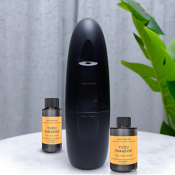 Scent Better Yuzu Paradise Aroma Essential Oil Blend: an Aromatherapy Blend of Yuzu, Citrus, and Bamboo for Ultrasonic Diffusers & Nebulizers (2 Fl Oz, 60 mL) - Bloomnest