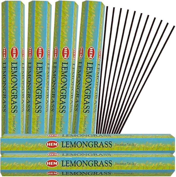 Lemongrass Incense Sticks and Incense Stick Holder Bundle Insence Insense Hem Incense Sticks TRUMIRI