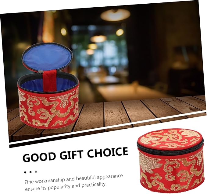 minkissy 1Pc Buddha Sound Bowl Case Durable Singing Bowl Bag with Zipper for Easy Travel for Outdoor Activities and Meditation Random Color Diameter - Bloomnest