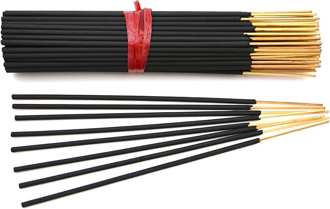 Palo Santo Exotic Incense Sticks 7 Inch - Bulk 1 Bundle 85 to 100 Sticks - Natural 7" Long Lasting Aroma That Burns for 30 to 45 Minutes. PlantGuru