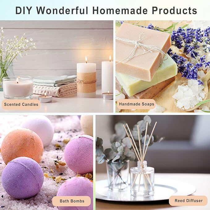 MAYJAM 20x5ML Essential Oil Gift Set, Pure Essential Oils for Diffusers for Home, Long Lasting Scented Oil for Soap Candle Making - Bloomnest