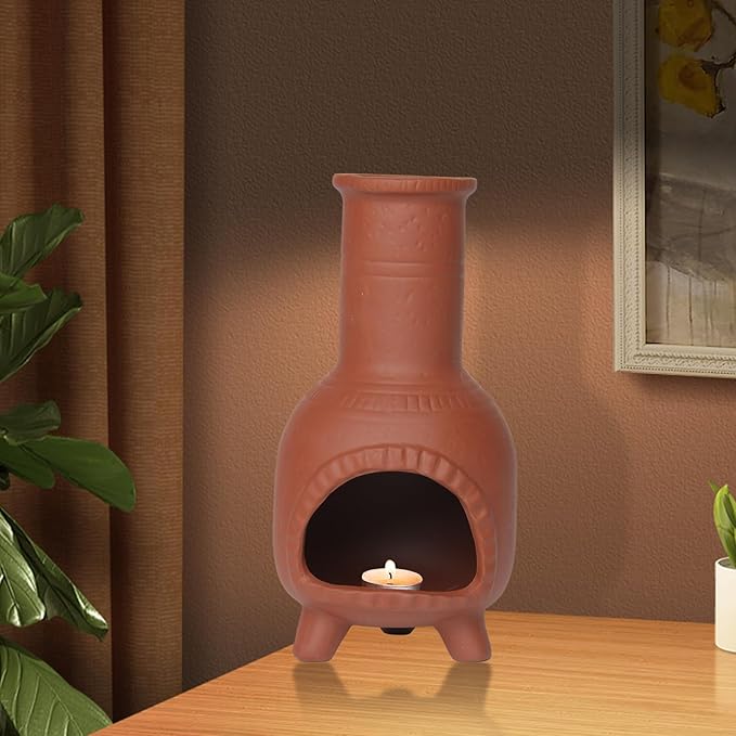 Handmade Ceramic Palo Santo Burner, Palo Santo Holder, Small Chimney for Burning Incense Cones, Sticks and Sage, Meditation Yoga Smudge Bowl, Chimeneas Incense Holder, Energy Purification - Bloomnest