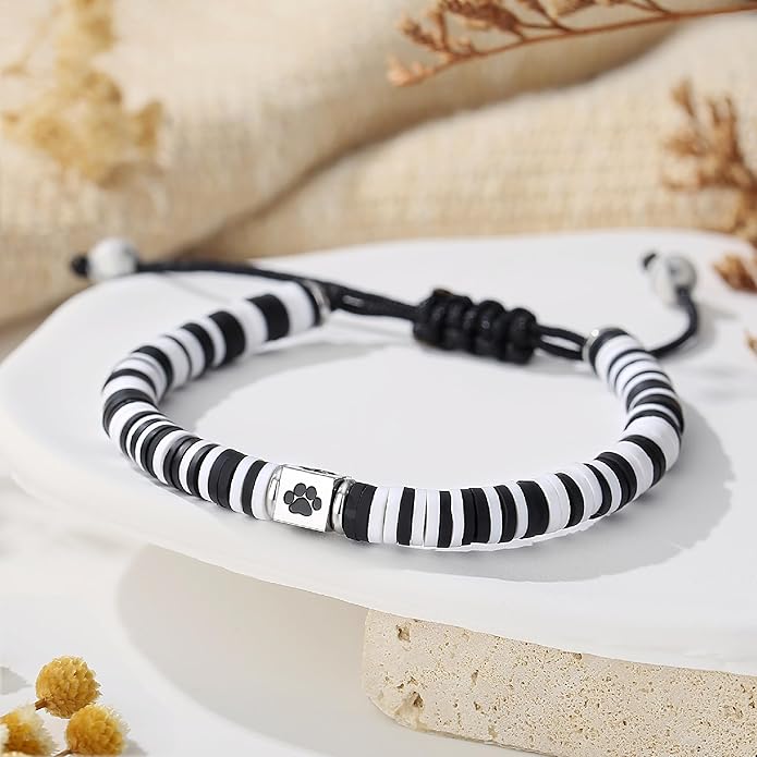TONY & SANDY Dog Memorial Gifts, Pet Sympathy Rainbow Bridge Pet Memorial Bracelet for Men Women Girls Who Loss of Beloved Dog Cat - Bloomnest