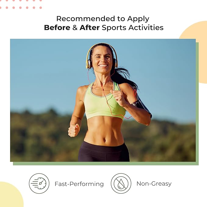 Sports Oil Muscle Rub with Pure Emu Oil, Omega 3 6 9, Tea Tree, Vitamin E, & Essential Oils - 100ml Oil Soothing for Muscle Stiffness & Skin Discomfort by Y-Not Natural