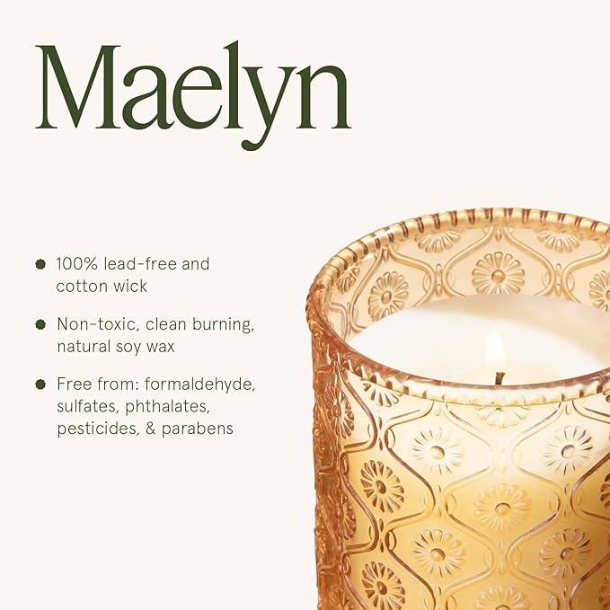 LA JOLIE MUSE Yuzu & Neroli Blossom Candle - Yuzu, Orange Blossom, Cedarwood | 6 oz Natural Soy Wax | 40 Hours Clean Burn | Citrus Scented Candle | Gift-Ready for Hosts & Gatherings - Bloomnest