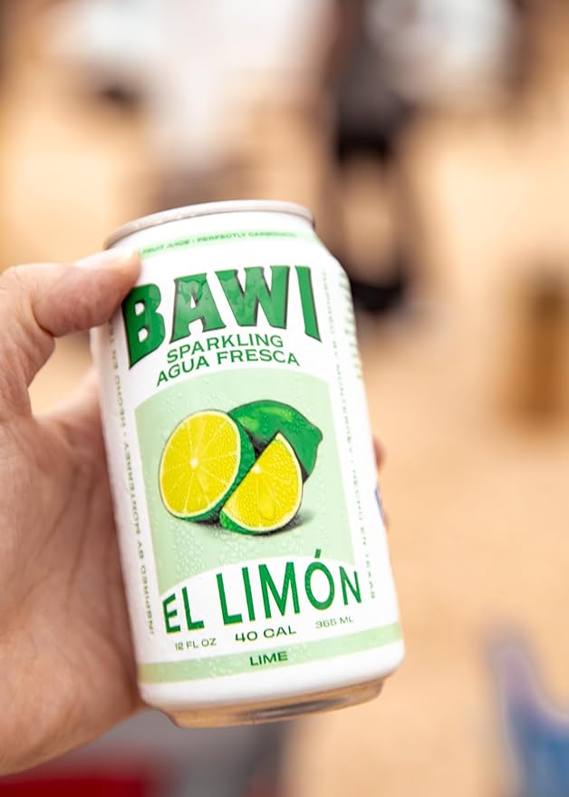 Bawi Agua Fresca Lime Flavored Sparkling Drink, 12 Fluid Ounces (Pack Of 12) - Bloomnest