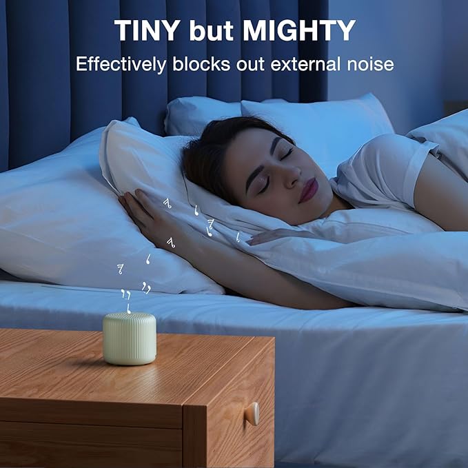 White Noise Machine Baby Portable Sound Machine,LEICEX Travel Sound Machine,15 Non-Looping Sound Timer and Memory Play, Mini White Noise Machine for Sleeping Office Travel （Mint） - Bloomnest