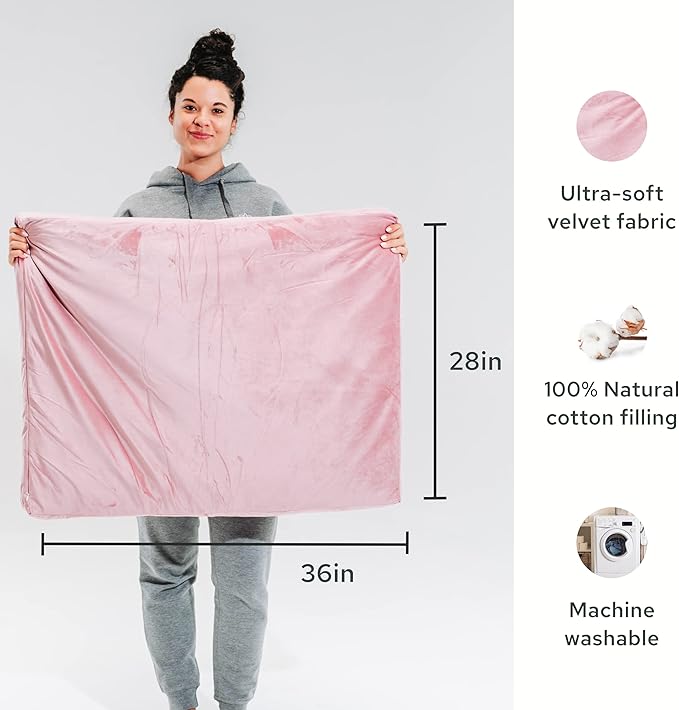 Mindful & Modern Zabuton Meditation Mat - Cotton Filled Yoga and Meditation Pad - Zabuton Meditation Cushion for Kneeling and Sitting Support - Large Rectangular Sitting Floor Pillow for Bench or Zafu