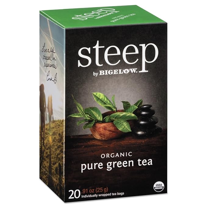 Bigelow Tea Steep Pure Green Organic, 0.91 oz - Bloomnest